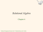 Relational Algebra