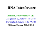 RNA Interference