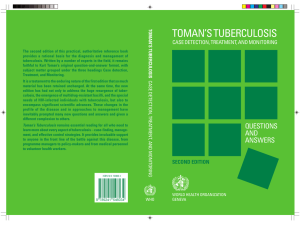 toman`s tuberculosis case detection, treatment and