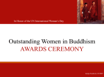 Outstanding Women in Buddhism AWARDS CEREMONY