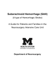 Subarachnoid Hemorrhage (SAH) - Michigan Medicine