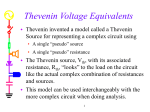 Class notes on Thevenin Equivalent Circuits