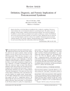 Definition, Diagnosis, and Forensic Implications of