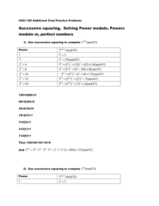 CSCI 190 Additional Final Practice Problems Solutions