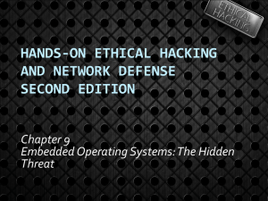 Chapter 9 Embedded Operating Systems: The Hidden Threat