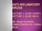 Computerized slides of lectures 1 + 2 (with sheet 1) by Farah Bilal
