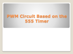 PWM Circuit Based on the 555 Timer