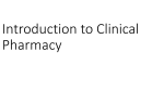 Clinical Pharmacy