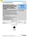 MPXV5050VC6T1 High Temperature Accuracy Integrated Silicon