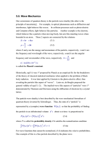 5.0. Wave Mechanics