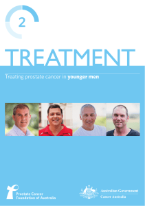 Treating prostate cancer in younger men