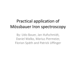 Practical application of Mössbauer Iron spectroscopy
