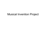 Musical Invention Project