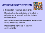 Network Environments - Advanced
