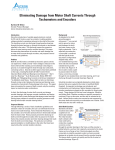 Eliminating Damage from Motor Shaft Currents - Nidec