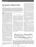 The Geometry of Musical Chords REPORTS