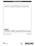 AN247 PCK2001 (CKBF) reduced EMI techniques