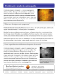 Proliferative diabetic retinopathy