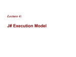 3. J# Execution Model