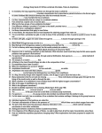 Zoology Study Guide CH 30 Non-vertebrate Chordates, Fishes