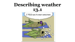 Describing Weather Presentation