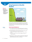 Using Exponents to Describe Numbers