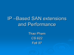 IP –Based SAN extensions Performance