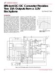 May 2002 Efficient DC/DC Converter Provides Two 15A Outputs