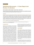 Hemifacial Microsomia – A Case Report and Review of Literature