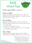 BASE Word Pack - This Reading Mama