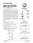 Single 2-Input NOR Gate / CMOS Logic Level Shifter