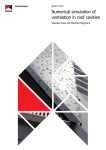 Numerical simulation of ventilation in roof cavities