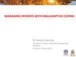 managing patients with maladaptive coping