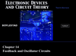 Voltage-Shunt Feedback For a voltage