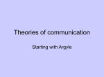 Argyle`s cycle of communication Powerpoint