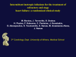 Intermittent inotropic infusions for the treatment of refractory end
