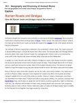 Roman Roads and Bridges