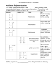 Addition Polymerisation - Dover College Science