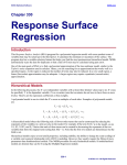 Response Surface Regression