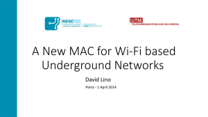 A new MAC for Wi-Fi based Underground Networks