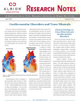 Cardiovascular Disorders and Trace Minerals
