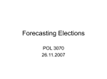 Forecasting Elections
