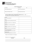 Patient Information Form 1