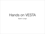 Hands on VESTA