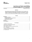 Low-Cost,Low-Power Level Shifting In Mixed