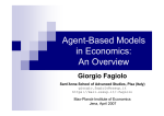 Agent-Based Models in Economics: An Overview