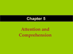 Attention and Comprehension Chapter 5