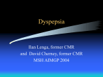 Dyspepsia - ACM