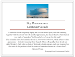 Sky Phenomenon: Lenticular Clouds