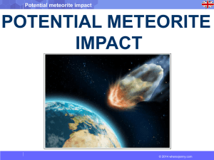 Potential meteorite impact - Albert